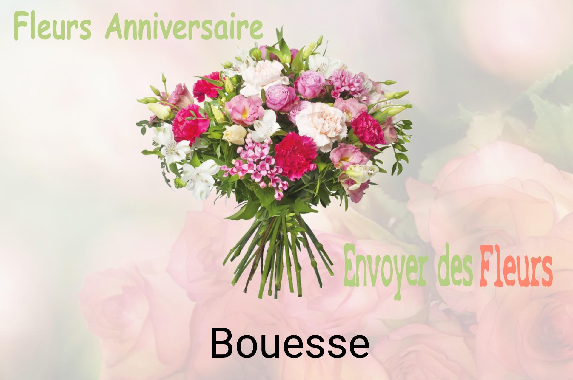 Bouquet de fleurs d’anniversaire livré à Bouesse