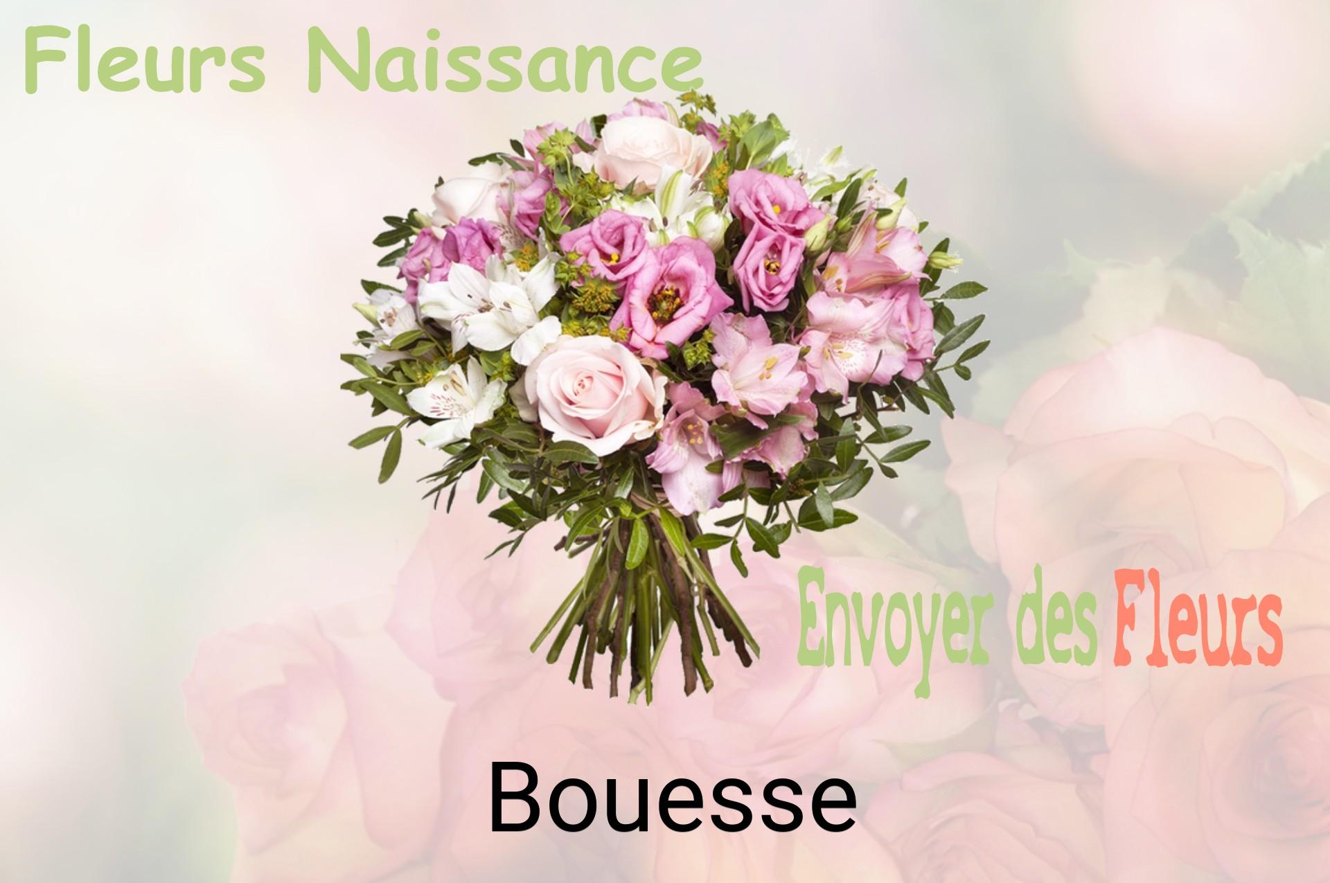 Bouquet de fleurs de naissance livré à Bouesse